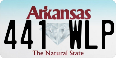 AR license plate 441WLP