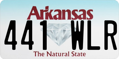 AR license plate 441WLR