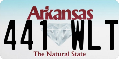 AR license plate 441WLT