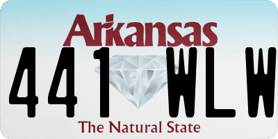 AR license plate 441WLW
