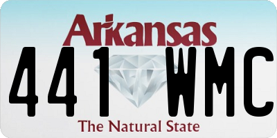 AR license plate 441WMC