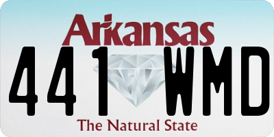 AR license plate 441WMD