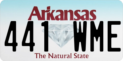 AR license plate 441WME