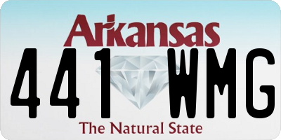 AR license plate 441WMG