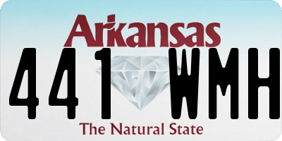 AR license plate 441WMH