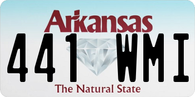 AR license plate 441WMI