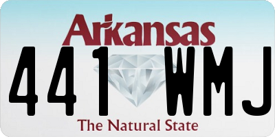 AR license plate 441WMJ