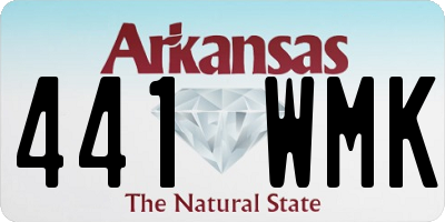 AR license plate 441WMK