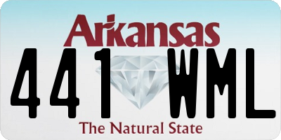 AR license plate 441WML