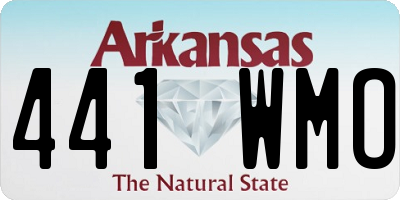 AR license plate 441WMO