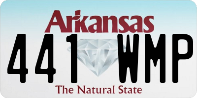 AR license plate 441WMP