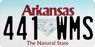 AR license plate 441WMS
