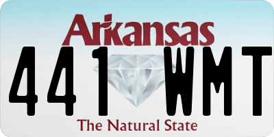 AR license plate 441WMT