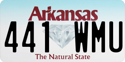 AR license plate 441WMU