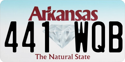 AR license plate 441WQB