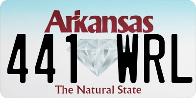 AR license plate 441WRL