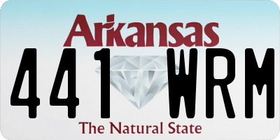 AR license plate 441WRM