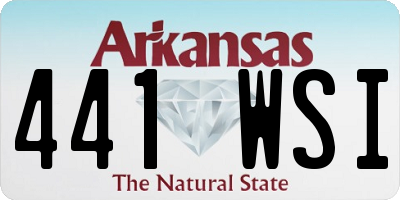 AR license plate 441WSI