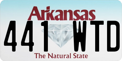 AR license plate 441WTD