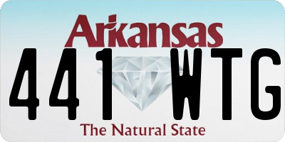 AR license plate 441WTG