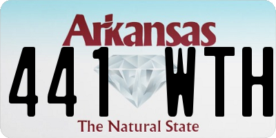 AR license plate 441WTH