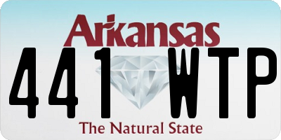 AR license plate 441WTP