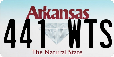 AR license plate 441WTS