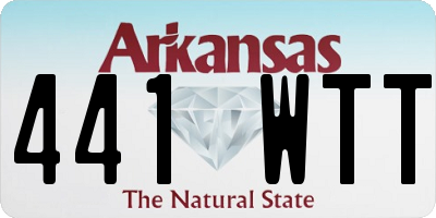 AR license plate 441WTT