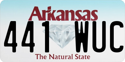AR license plate 441WUC