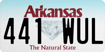 AR license plate 441WUL