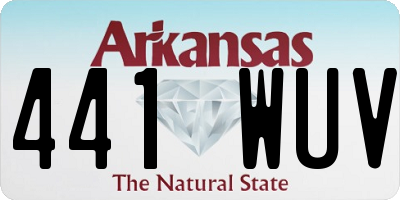 AR license plate 441WUV