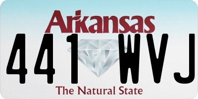 AR license plate 441WVJ