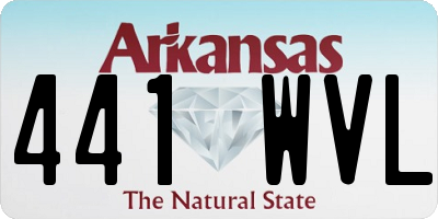 AR license plate 441WVL