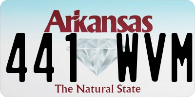 AR license plate 441WVM