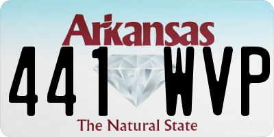 AR license plate 441WVP