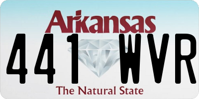 AR license plate 441WVR