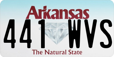 AR license plate 441WVS