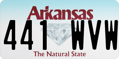 AR license plate 441WVW