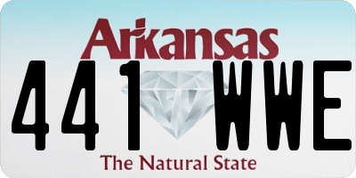 AR license plate 441WWE