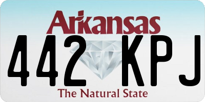 AR license plate 442KPJ