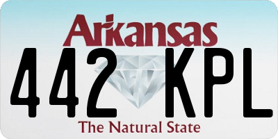 AR license plate 442KPL