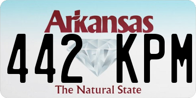 AR license plate 442KPM