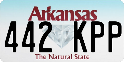 AR license plate 442KPP