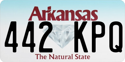 AR license plate 442KPQ