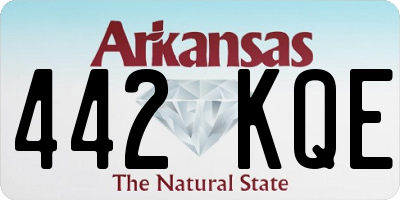 AR license plate 442KQE