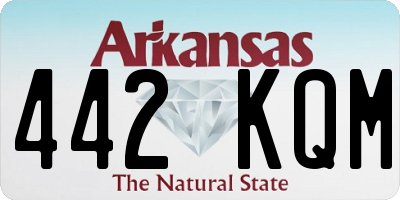 AR license plate 442KQM