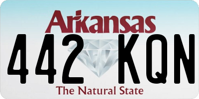 AR license plate 442KQN