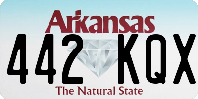 AR license plate 442KQX