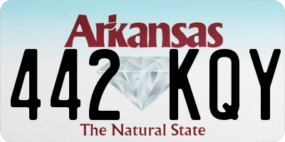 AR license plate 442KQY