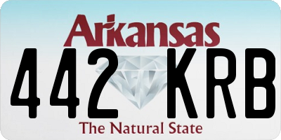 AR license plate 442KRB